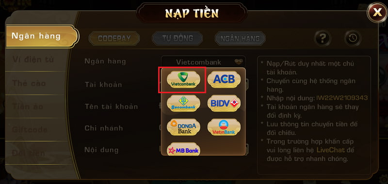 Vietcombank aiwinclub