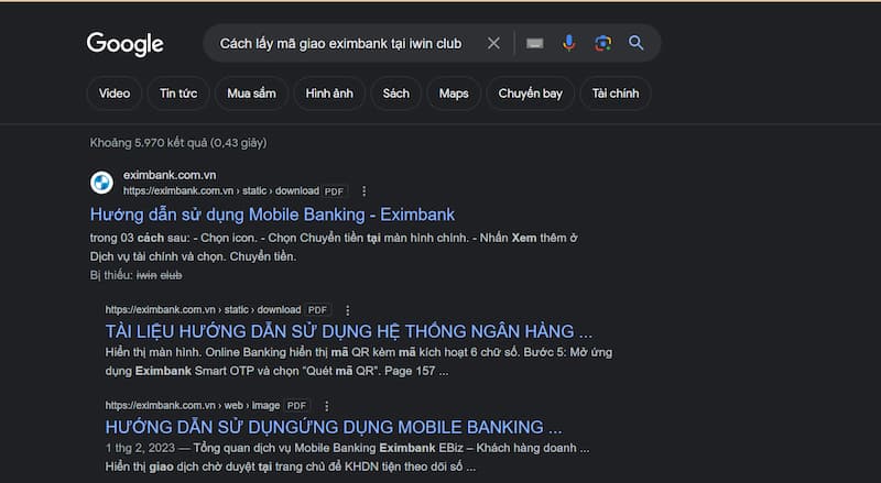 Eximbank giao dịch