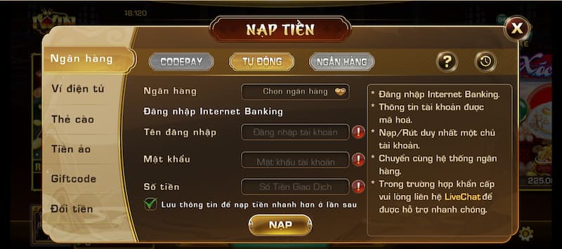 Sacombank giao dịch