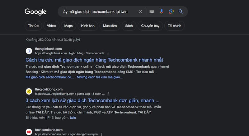 Techcombank giao dịch